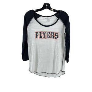 Philadelphia Flyers NHL Hockey Women's Shirt Top Medium Long Sleeve Super Soft
